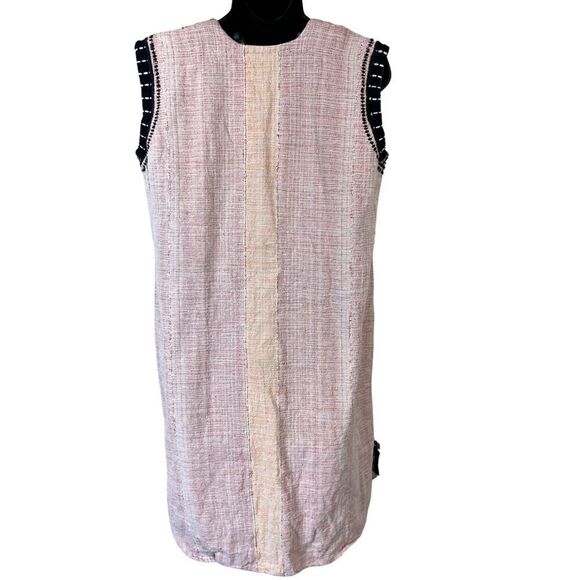 Embroidered woven ethnic boho tunic kaftan dress - Picture 10 of 11